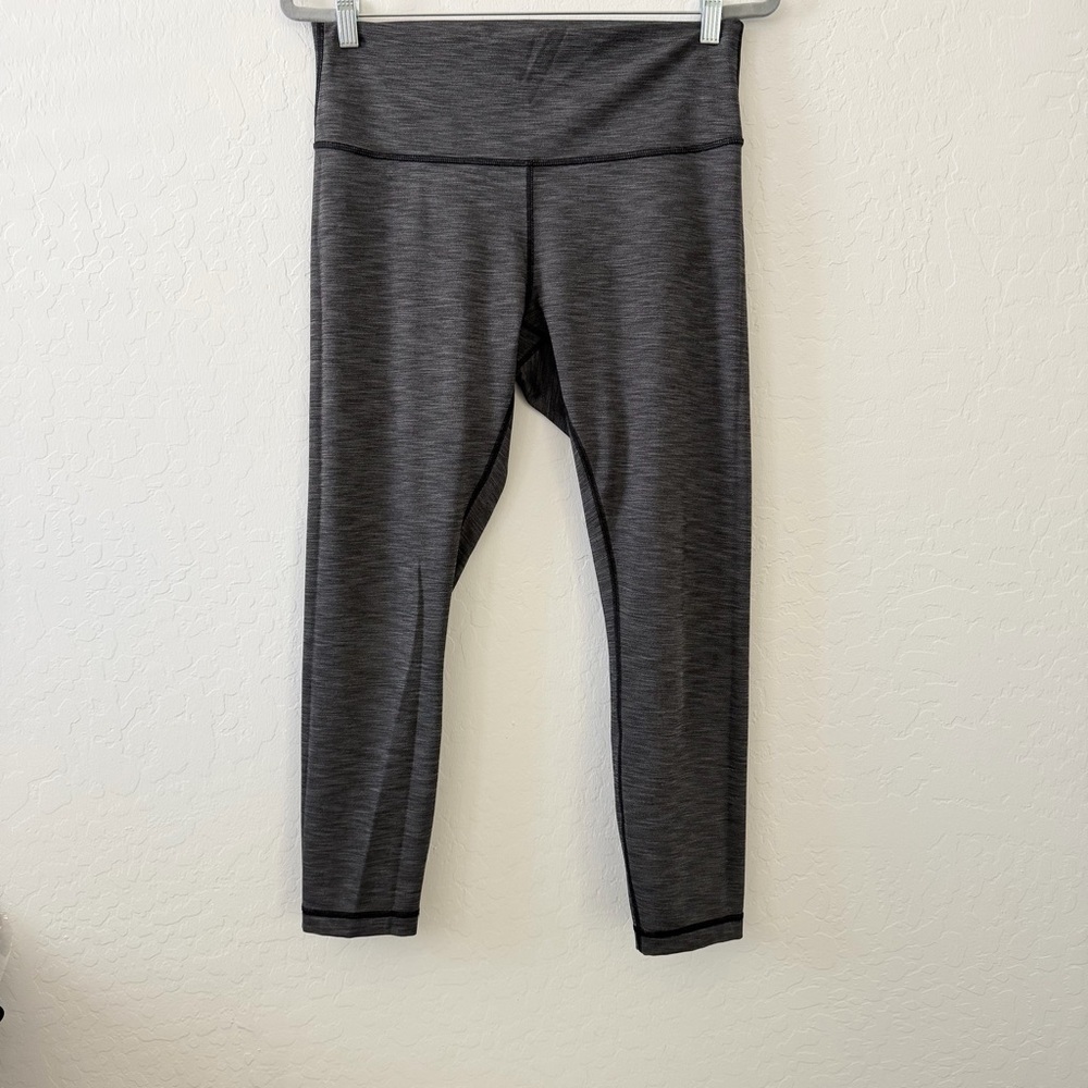Lululemon Charcoal Leggings 25”